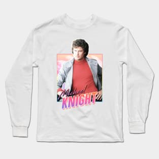 Michael Knight - Knight Rider Long Sleeve T-Shirt